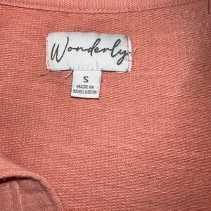 orange wonderly dress size small